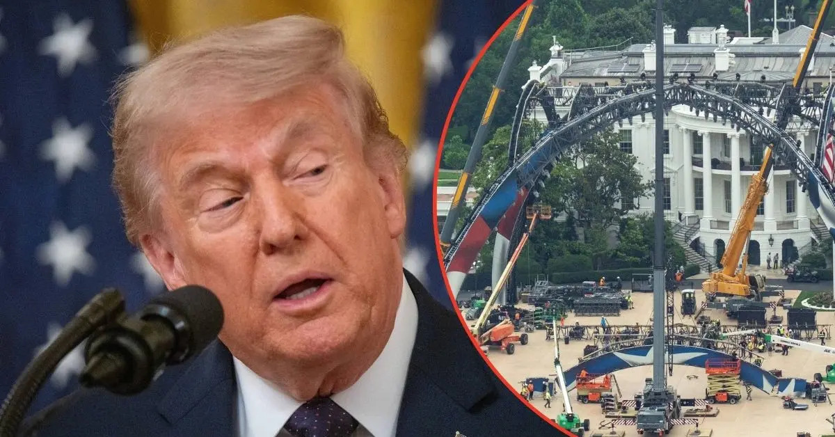 Trump’s Race to Erect a 250-Foot Arch at the White House Sparks Pushback