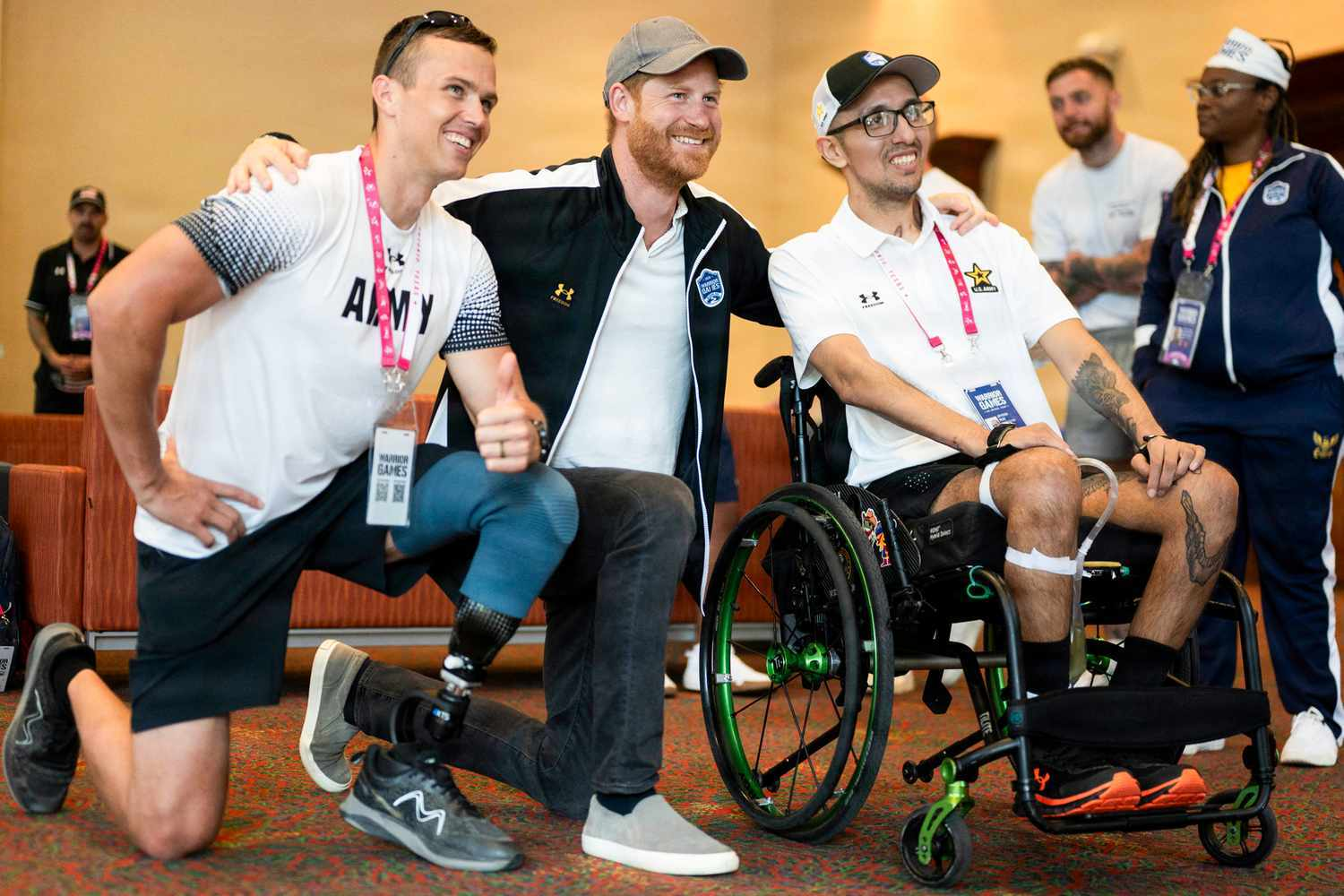 Prince Harry Turns Up at Purple Heart Warrior Games — Serves BBQ and Greets Veterans in San Antonio