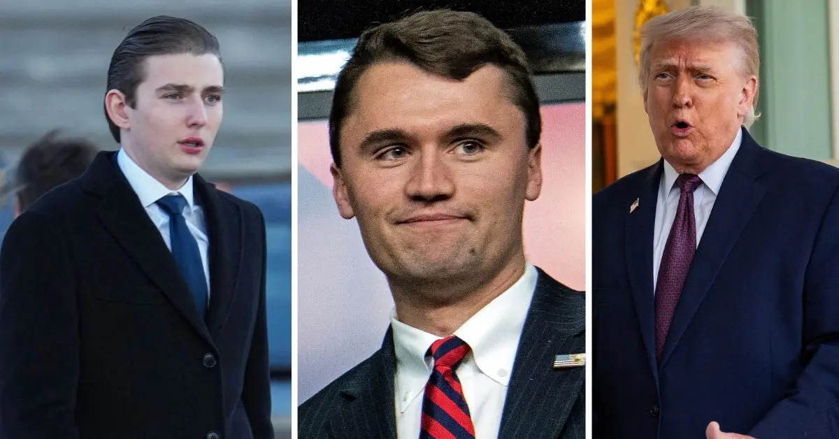 Barron Told Dad "This Is What Happens" After Charlie Kirk's Death, New Book Claims