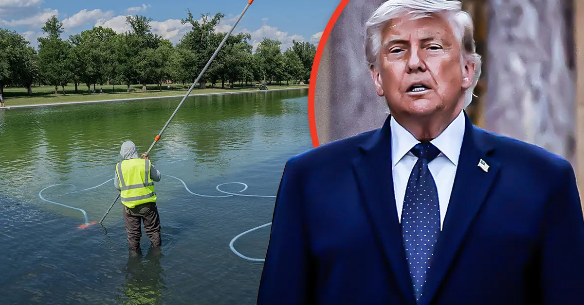 Is Trump’s $16M Reflecting Pool Makeover Unraveling? Preservationists Demand Fast-Track Lawsuit