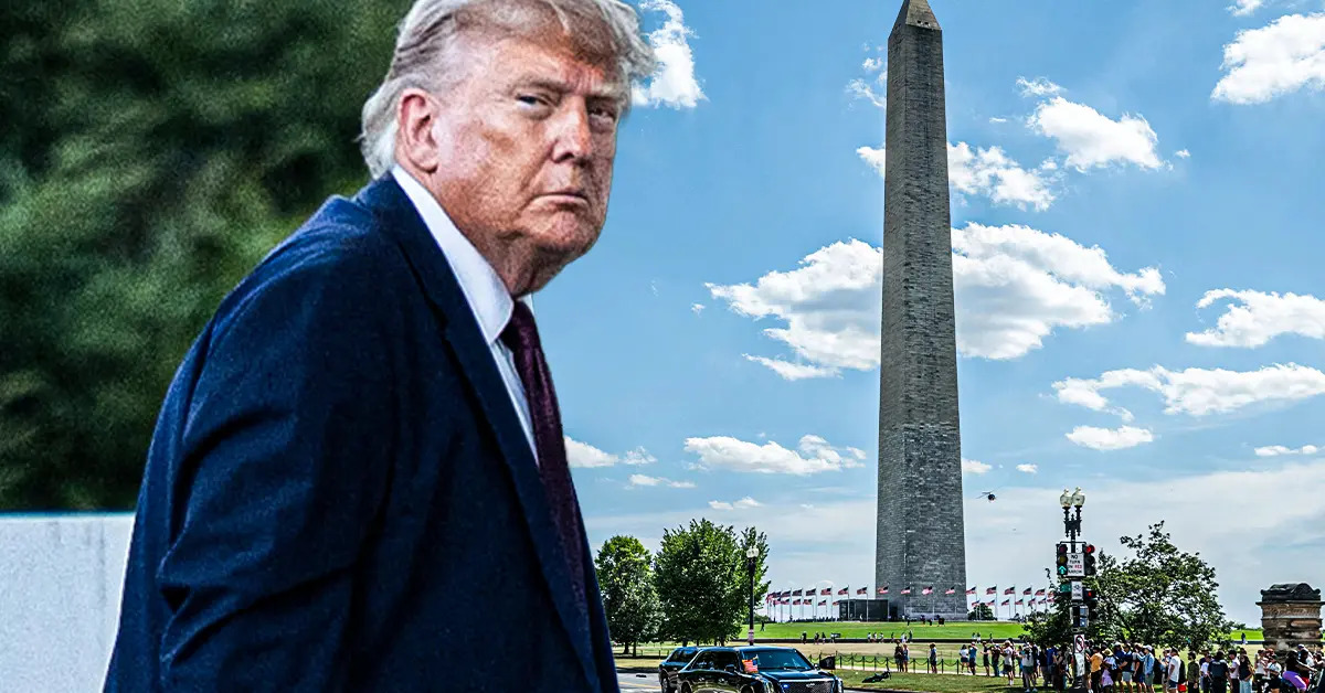 Washington Monument Vandalized: Mysterious Message and '8647' Marks Spark Fury