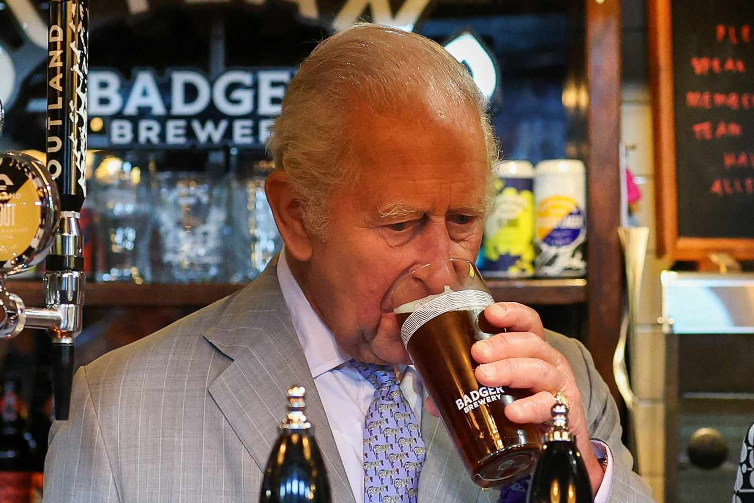 King Charles Cracks a Pint and a Joke After England's Semi Heartbreak