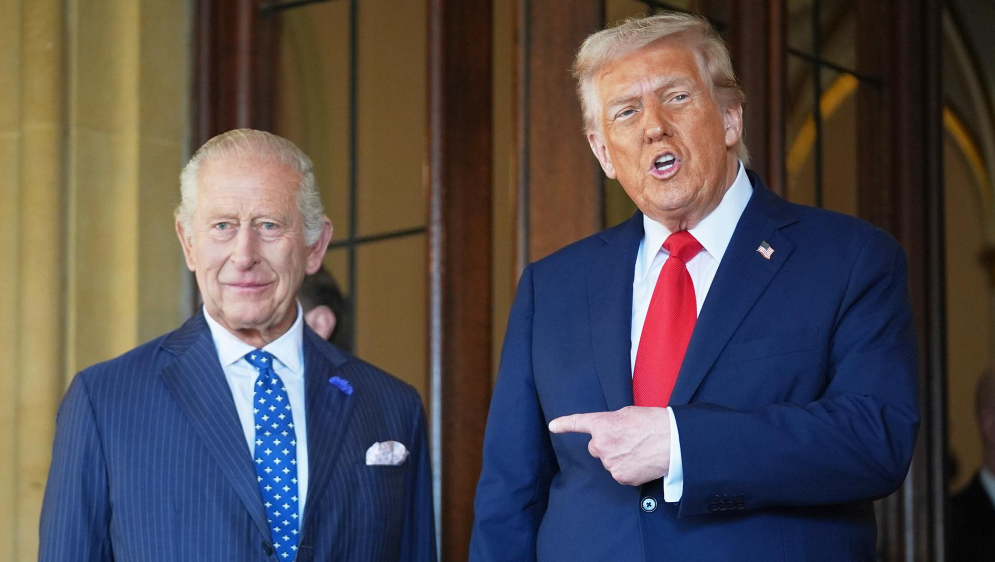 Trump Claims He's Related to King Charles — Now He Has His Eyes on Buckingham Palace!
